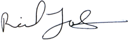 Dr. Richard Goldstein's signature