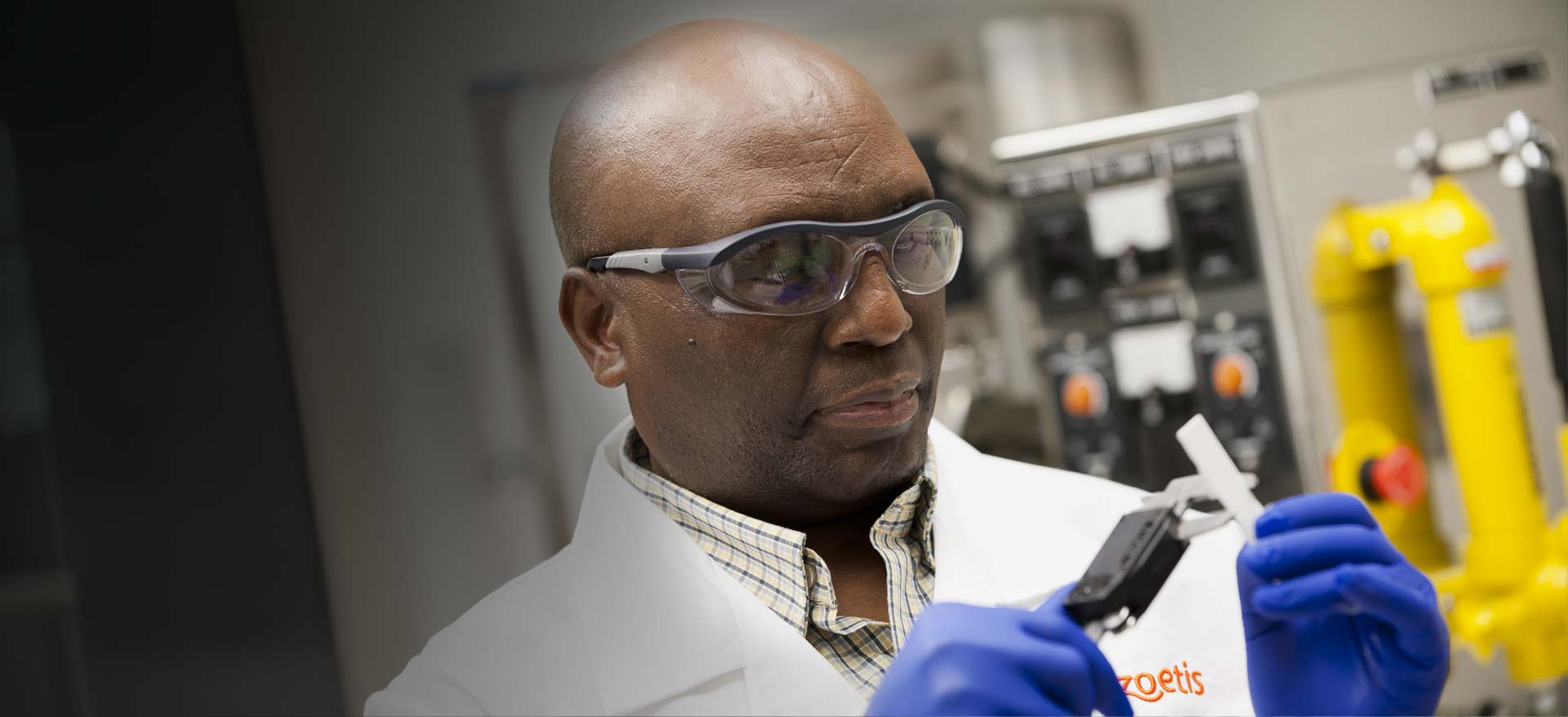 Zoetis animal health scientist working in lab - Zoetis