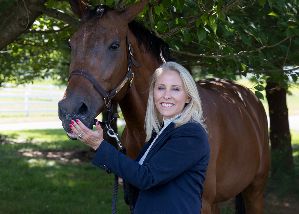 Kristin Peck with horse