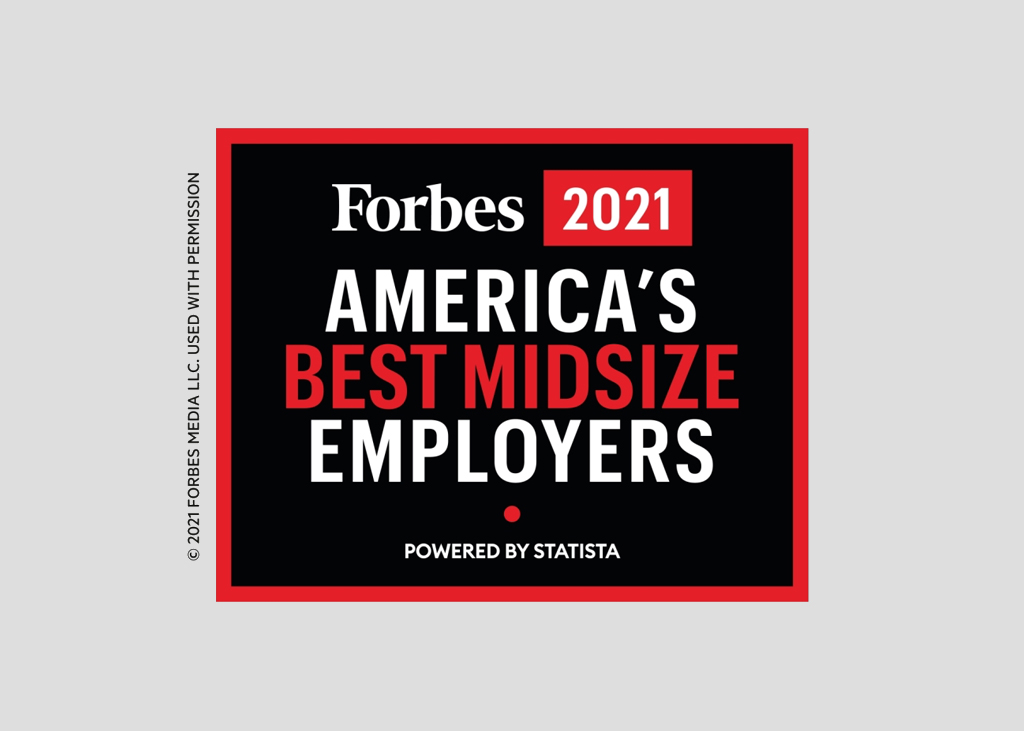 2022 Forbes America's Best Midsize Employers award badge - Zoetis