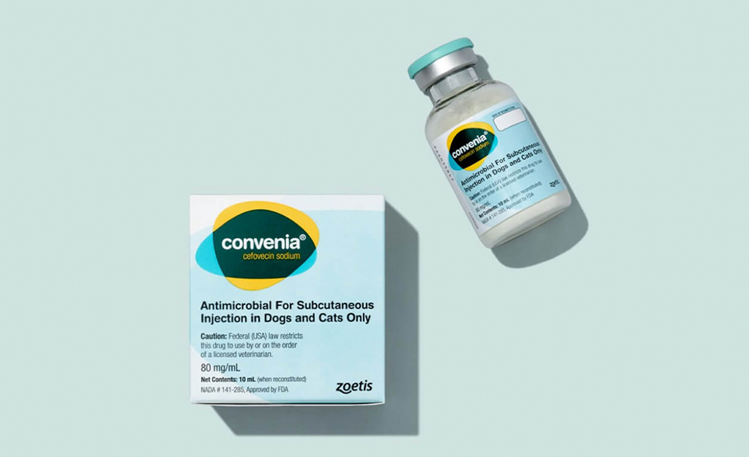 Convenia antimicrobial for dogs and cats - Zoetis